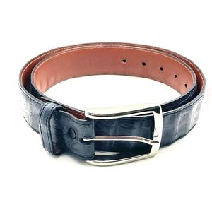 Torino Leather
GENUINE SOUTH AMERICAN CAIMAN BELT - NAVY New